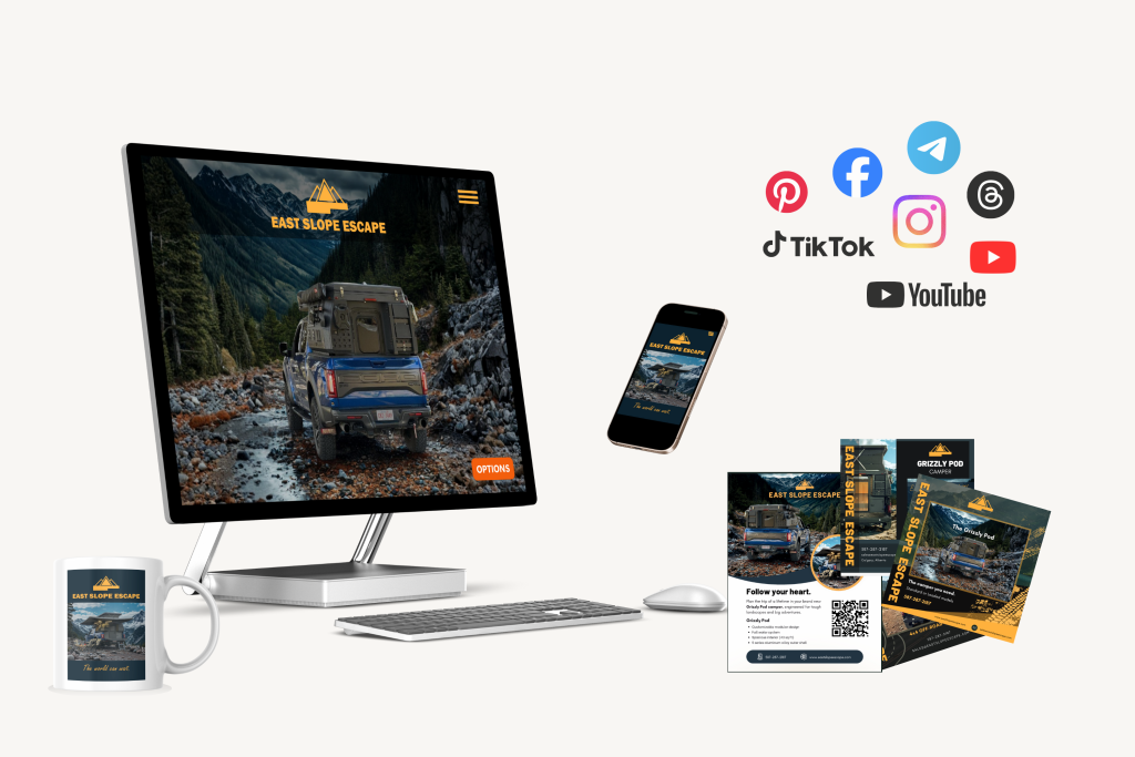 Image with some examples of Alberta Digital Services work.